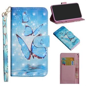 Wonder Series iPhone 12 mini Wallet Case - Blauwe vlinder