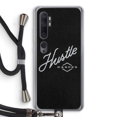 Hustle: Xiaomi Mi Note 10 Transparant Hoesje met koord