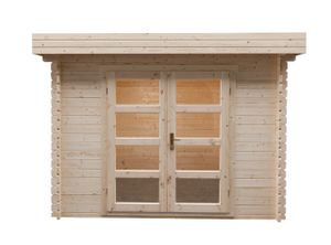 Houten tuinhuis Modern platdak 300x300cm / 28mm