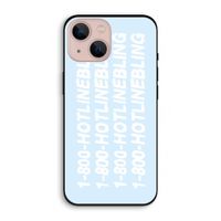 Hotline bling blue: iPhone 13 Biologisch afbreekbaar hoesje