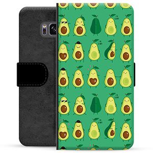 Samsung Galaxy S8+ Premium Portemonnee Hoesje - Avocado Patroon