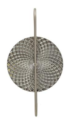 WANDLAMP ZILVERKLEURIG CM 28X15X54
