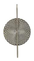 WANDLAMP ZILVERKLEURIG CM 28X15X54