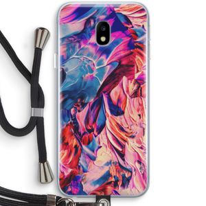 Pink Orchard: Samsung Galaxy J3 (2017) Transparant Hoesje met koord