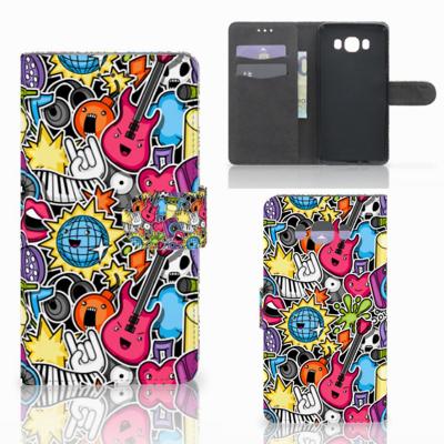 Samsung Galaxy J7 2016 | Wallet Case | met Pasjes | Punk Rock