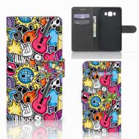 Samsung Galaxy J7 2016 | Wallet Case | met Pasjes | Punk Rock