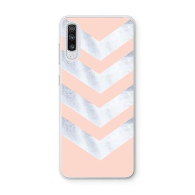 Marmeren pijlen: Samsung Galaxy A70 Transparant Hoesje