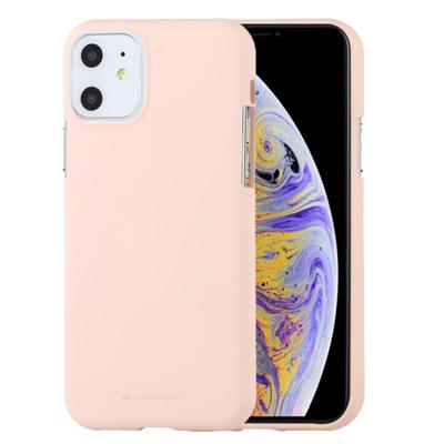 MERCURY GOOSPERY SOFE gevoel TPU schokbestendig en kras Case voor iPhone 11 (abrikoos)
