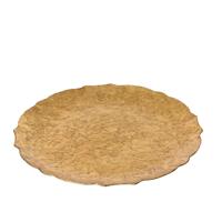 Decoratief bord Decoris Gouden Ø 33 x 1,5 cm