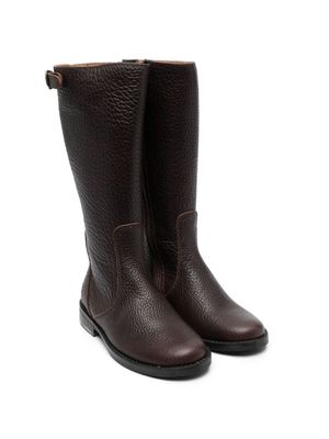 Pèpè bottes à détail de boucle - Marron