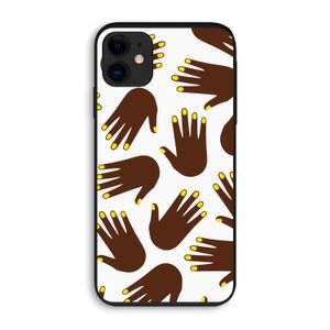 Hands dark: iPhone 11 Biologisch afbreekbaar hoesje