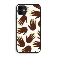Hands dark: iPhone 11 Biologisch afbreekbaar hoesje