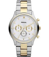 Horlogeband Fossil FS4643 Roestvrij staal (RVS) Multicolor 22mm
