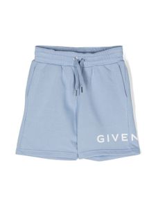 Givenchy Kids short à logo imprimé - Bleu