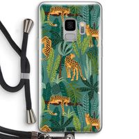 Luipaard 2: Samsung Galaxy S9 Transparant Hoesje met koord