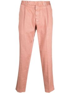 Dell'oglio pantalon droit à plis marqués - Rose