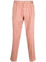 Dell'oglio pantalon droit à plis marqués - Rose