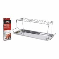Houder voor kippenvleugels BBQ Collection Roestvrij staal