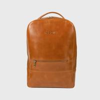 NEGOTIA Alpha Leren Laptop Rugzak Leren rugtas 15.6 Bruin