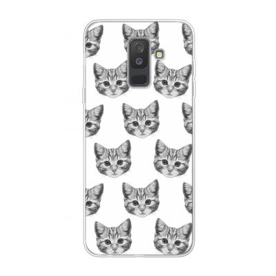 Kitten: Samsung Galaxy A6 Plus (2018) Transparant Hoesje