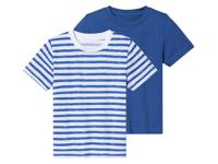lupilu 2 peuter t-shirts (110/116, Blauw/wit)