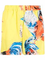 MSGM short imprimé - Jaune