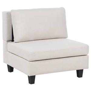 Beliani - UNSTAD - Fauteuil - Lichtbeige - Polyester