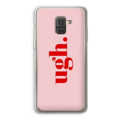 Ugh: Samsung Galaxy A8 (2018) Transparant Hoesje