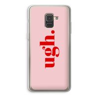 Ugh: Samsung Galaxy A8 (2018) Transparant Hoesje