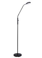 Artdelight Vloerlamp UFO H 140 cm zwart