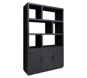 Jaxx black wandkast 145cm Livingfurn