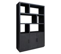 Jaxx black wandkast 145cm Livingfurn - thumbnail