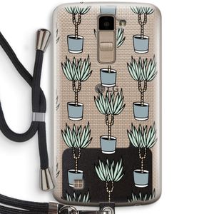Boompje: LG K10 (2016) Transparant Hoesje met koord
