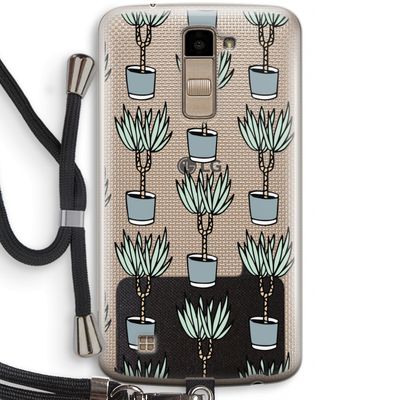 Boompje: LG K10 (2016) Transparant Hoesje met koord