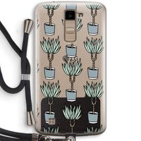 Boompje: LG K10 (2016) Transparant Hoesje met koord