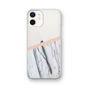 A touch of peach: iPhone 12 mini Transparant Hoesje