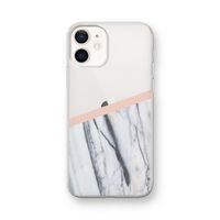A touch of peach: iPhone 12 mini Transparant Hoesje
