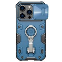 Nillkin CamShield Armor Pro iPhone 14 Pro Max Hybride Hoesje - Blauw - thumbnail