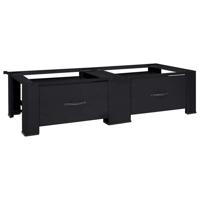 Wasmachine Pedestal 2 pcs Zwart 64 x 55 x 32.5 cm Staal