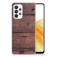 Samsung Galaxy A33 5G | Bumper Hoesje | Old Wood