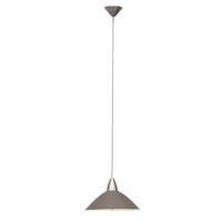 Brilliant Titaan grijze hanglampLogo Ø 35cm - 78270/11