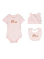 Palm Angels Kids trousseau de naissance Broken Bear - Rose