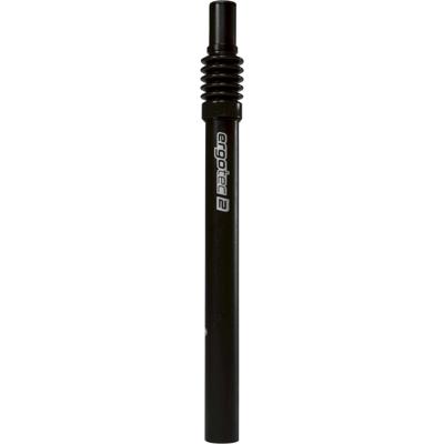 Ergotec Zadelpen verend 27.2 350mm kaars zwart