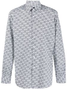 Karl Lagerfeld chemise à logo imprimé - Blanc