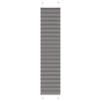 Pliss rolgordijn 45x200 cm stofbreedte 44,4 cm antraciet