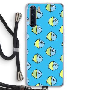 Visjes: Oppo A91 Transparant Hoesje met koord