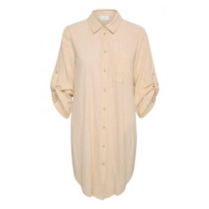 Kaffe - Beige | Dames | Jurk | Beige | 42 | regular | Kamst mode