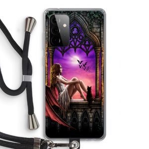 Kinderen van de nacht: Samsung Galaxy A72 5G Transparant Hoesje met koord