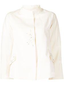 SHIATZY CHEN veste à appliques - Blanc