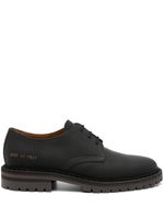 Common Projects derbies en cuir à imprimé graphique - Noir